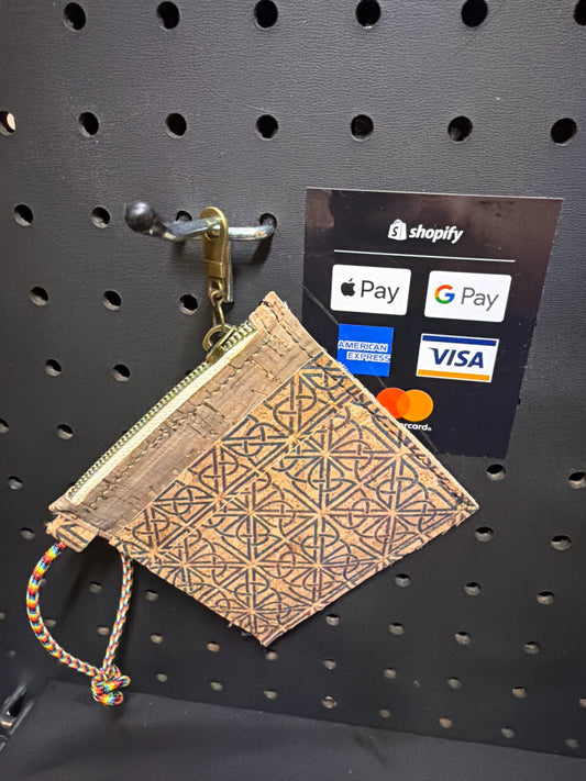 Geometric Cork Wallet
