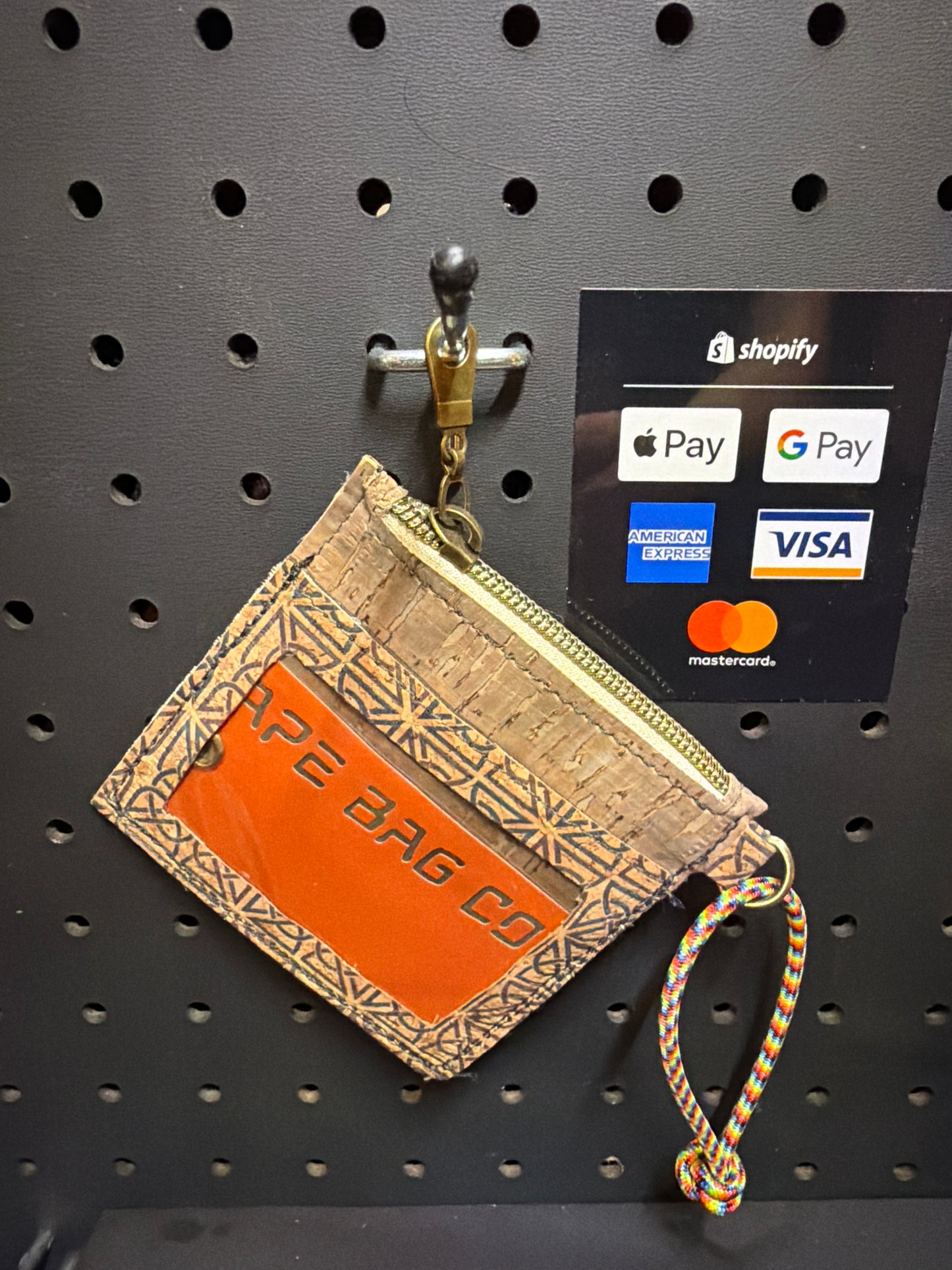 Geometric Cork Wallet